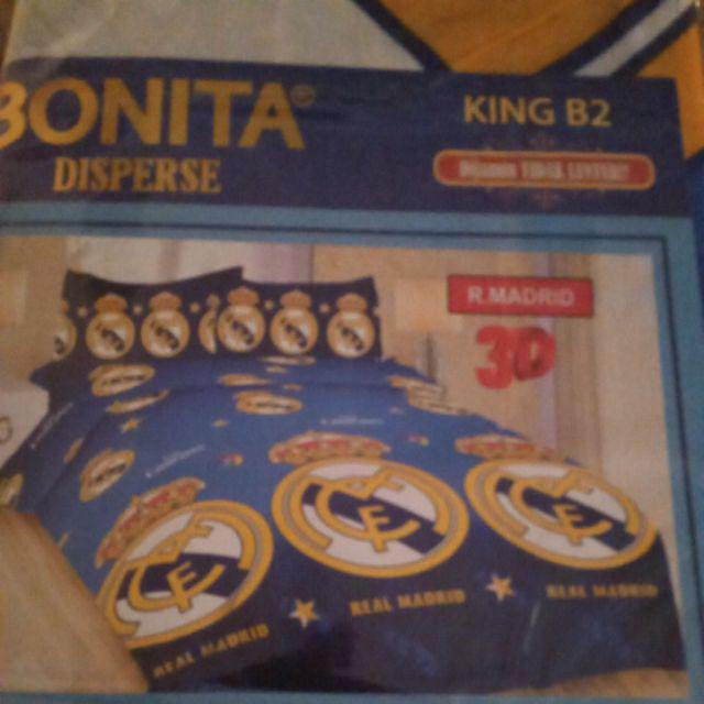 Sprei Bonita Motif Real Madrid