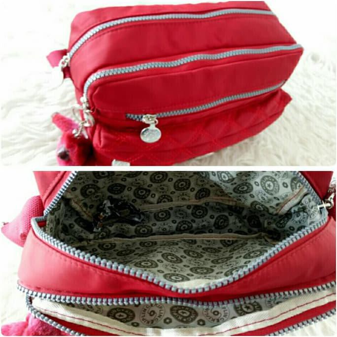 KP202 Tas Selempang Wanita Kipling Bordir 4Slet