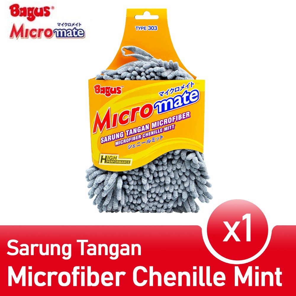 Bagus Micromate Sarung tangan Lap Mobil Microfiber Serbaguna 303