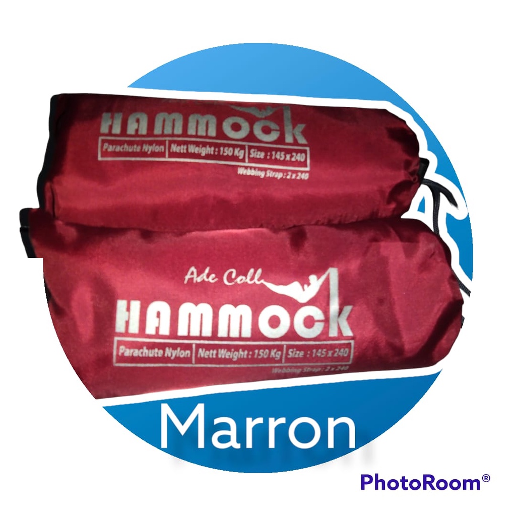 Hammock Hamock Ayunan Gantung Camping Outdoor Praktis Untuk Pendaki Hiking Traveling Hemock Hemok Murah