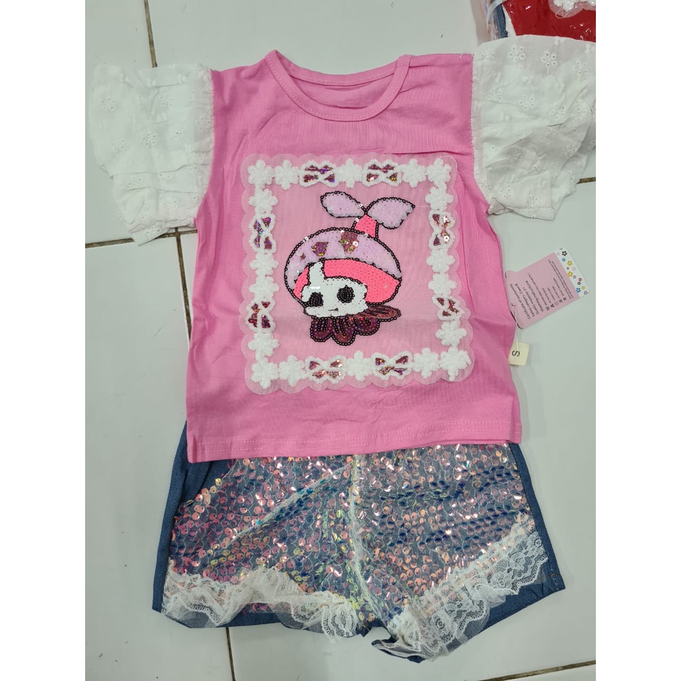 GROSIR 4pcs x59rb  / Setelan Anak Import Motif Gemes/ Terlaris Baju Anak Import / Grosir Busana Anak