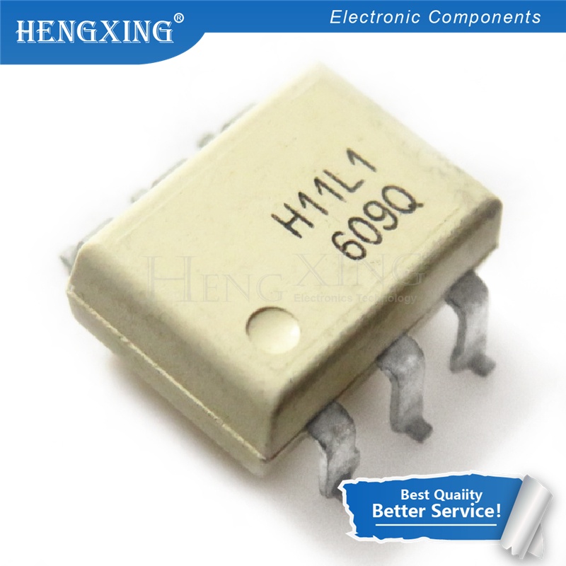 100pcs Schmitt trigger output H11L1 DIP-6 SMD-6 H11L1M Kecepatan Tinggi