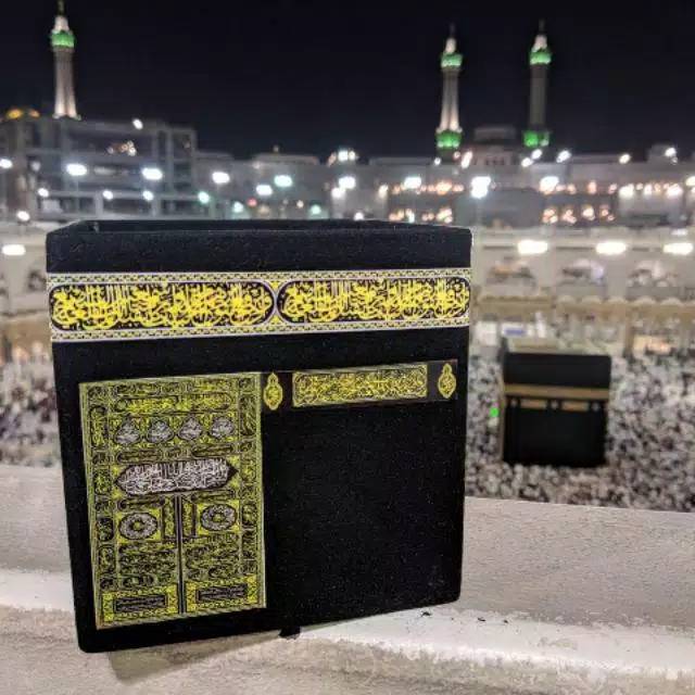 Celengan Ka'bah Mini UK 10*10 pakai kunci bawah