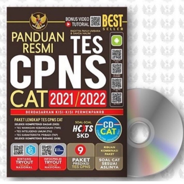 Panduan Resmi Tes CPNS CAT 2021/2022 Free CD