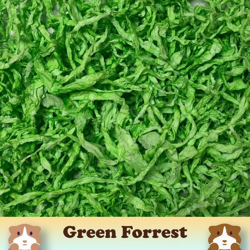 Premium Tissue Bedding / Alas Kandang Hamster-Green