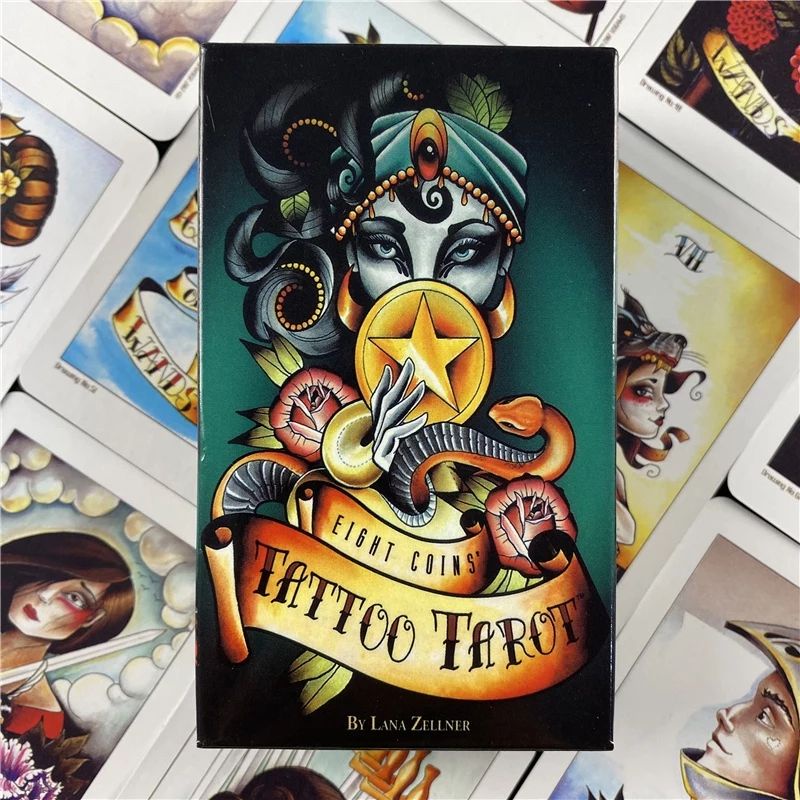 Eight Coins Tattoo Tarot