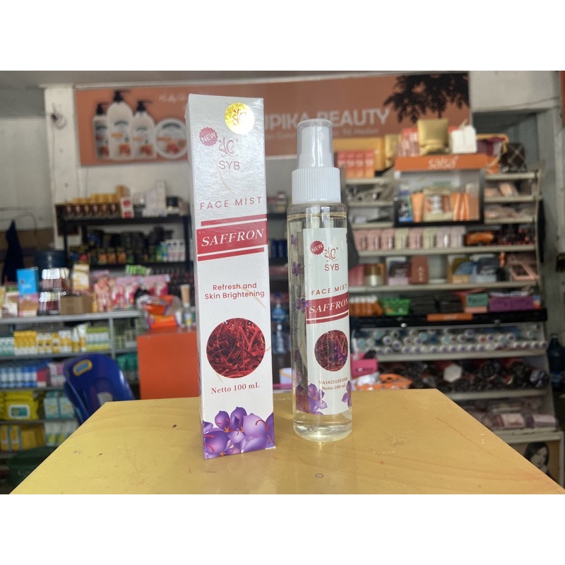 ce.x -- syb face mist saffron bpom 100 ml - face mist syb + face water saffron