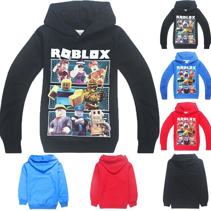 Roblox Print Hoodie Sweater Long Sleeve Boys Fashion Tops Shopee Indonesia - ahegao roblox hoodie