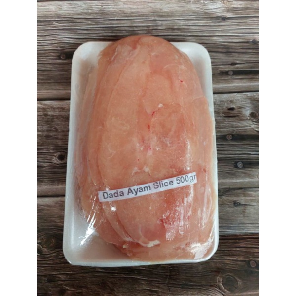 

Chicken slice ayam frozen dada paha 500 gram