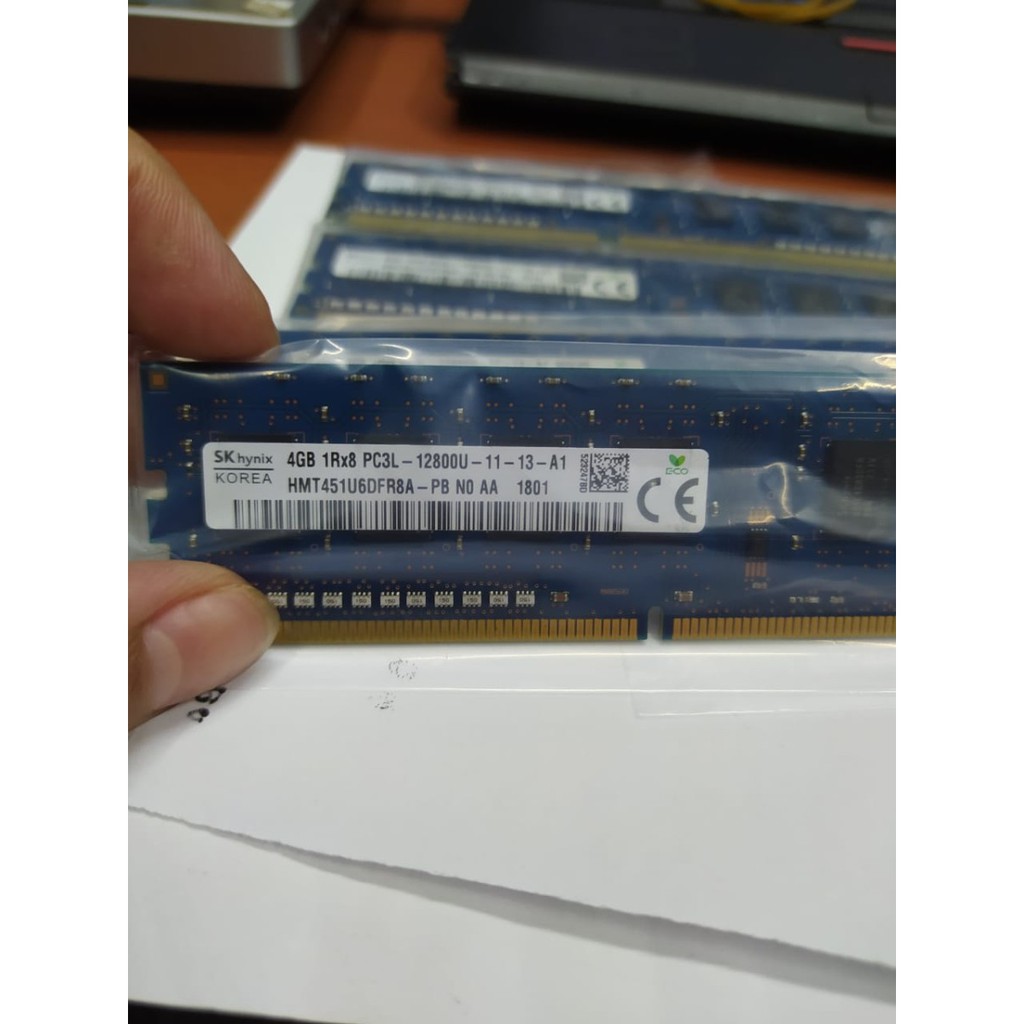 memory Ram PC 4GB DDR3 1Rx8 pc3L -12800U for PC KOMPUTER CPU Khsus untuk pc biasa