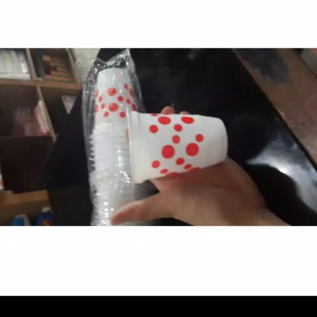 gelas plastik bola 200ml