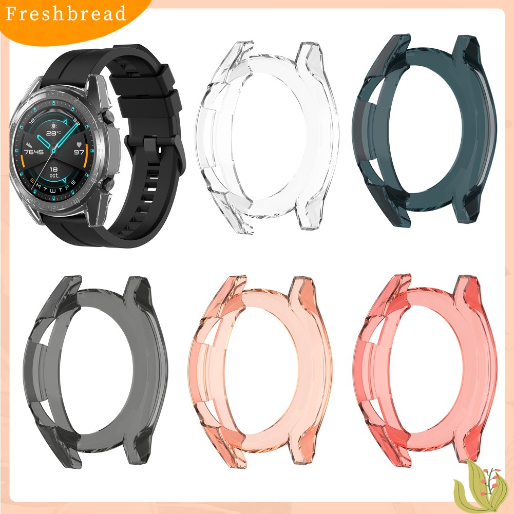 Terlaris 42/46mm TPU Smart Watch Bumper Case Protective Cover Shell for Huawei Watch GT 2