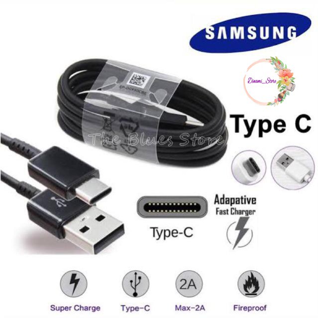 Kabel data Samsung Fast Charging tipe c usb original S8 S9 S9+ s10 s10+ Note8 note9 DST1804