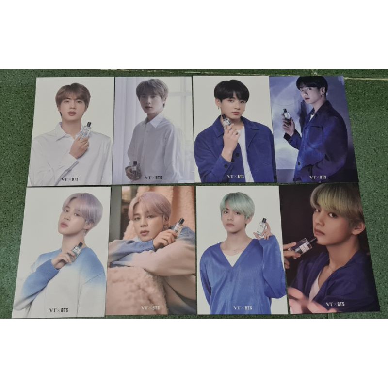 Postcard BTS VT x BTS pc bts namjoon jin suga jimin taeyung jungkook