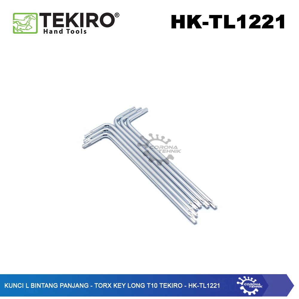 Tekiro - HK-TL1221 - Kunci L Bintang Panjang - Torx Key Long T10