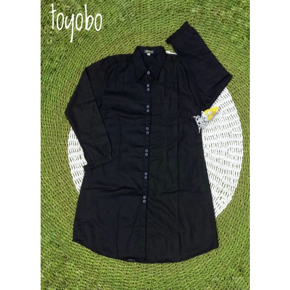 Tunik hitam polos// atasan santriwati tunik polos