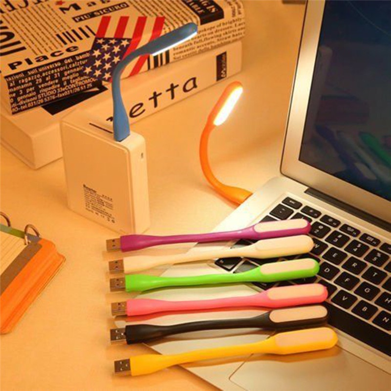 {LUCKID}New Flexible Mini USB LED Light Lamp For Computer Notebook Laptop PC Reading Bright