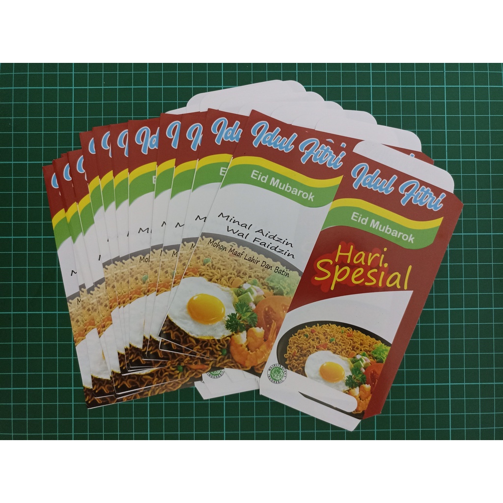 

AMPLOP / ANGPAO ANAK LEBARAN IDUL FITRI motif indomie uk L
