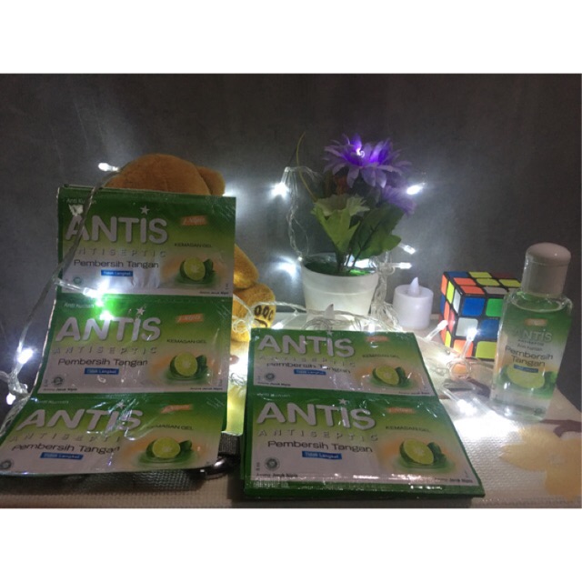 antis sachet kemasan gel 1 renceng 24 pcs setara 120 ml