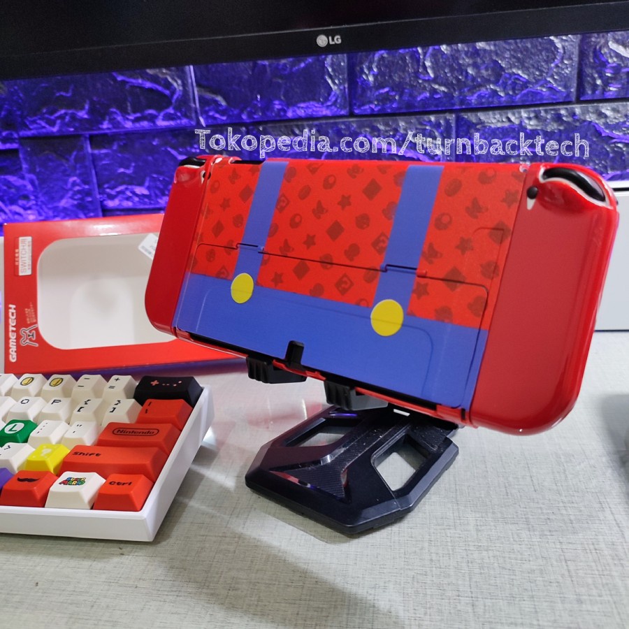 OLED, Gametech Fit Dock Case Nintendo Switch OLED Mario Dress