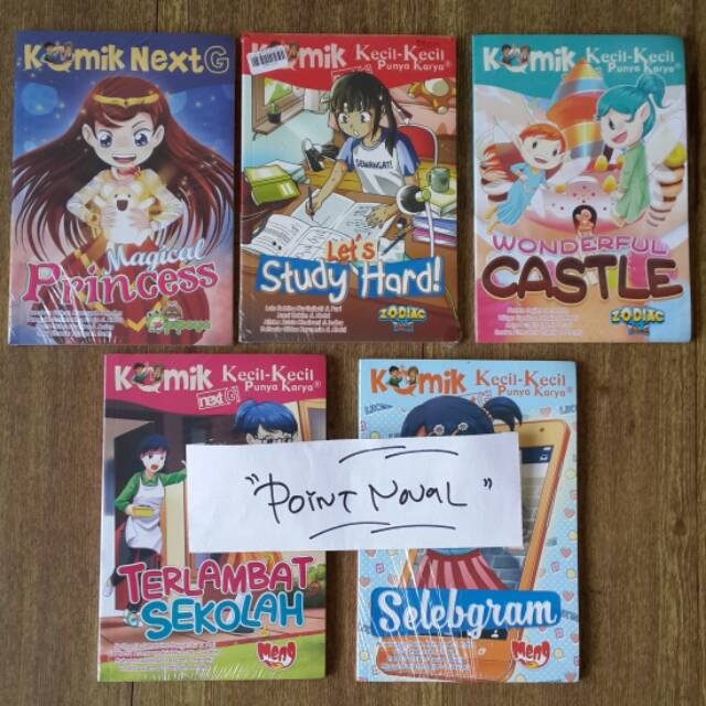 PAKET 5 BUKU KOMIK KKPK - SELEBGRAM #TERLAMBAT SEKOLAH