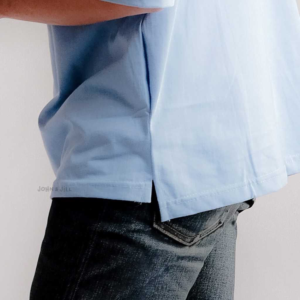 JOHNJILL - Kaos Oversize Short Sleeve + saku