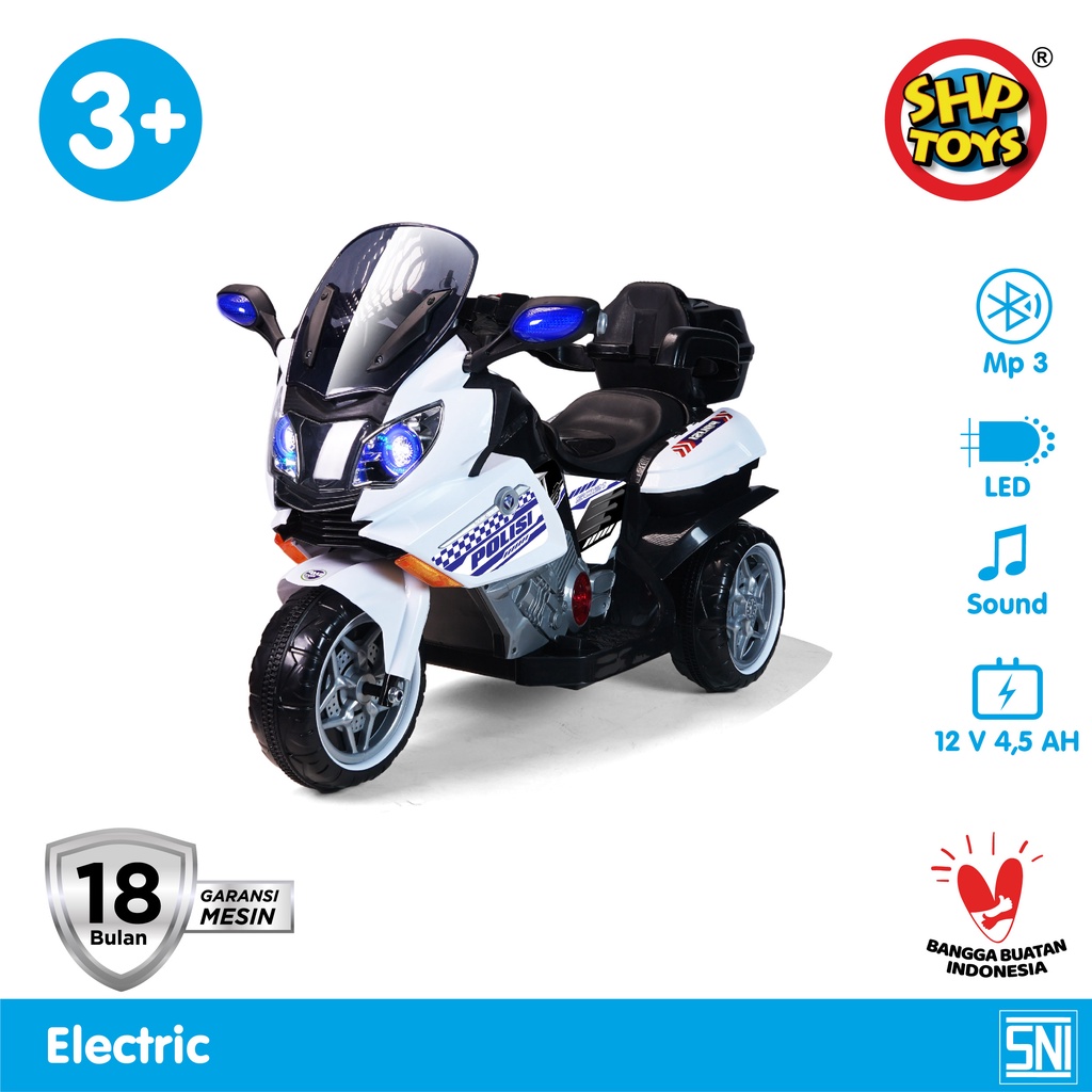 Samurai Polisi Volta Toys by SHP (Volta 5021) Mainan Motor Aki Remote Control