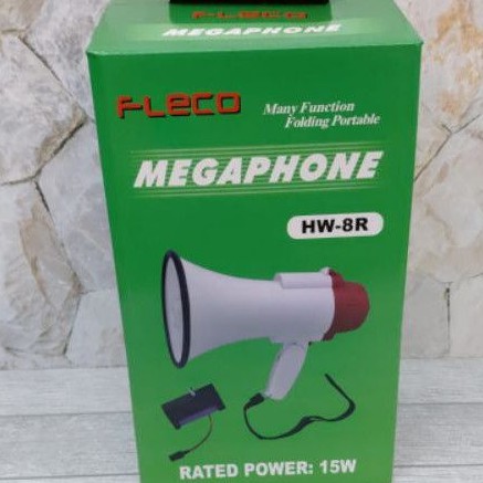 MEGAPHONE TOA MINI FLECO MULTIFUNGSI HW-8R TOA FLECO- TOA