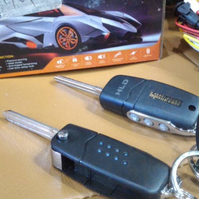 Alarm kunci lipat alarm mobil model kunci lipat remot mobil kunci lipat