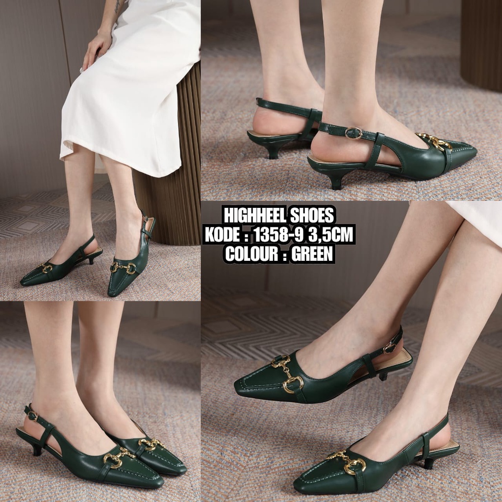 HIGHHEEL SHOES 1358-9 ( NOTE SIZE BESAR YA CHECK INSOLE )