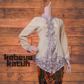  BAJU  KEBAYA KATUN ENCIM BORDIR SENDA BUNGA BUNGA KEBAYA 