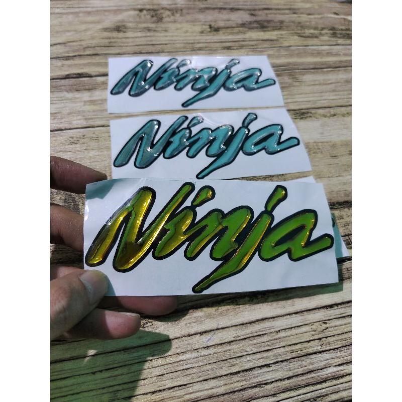 STICKER EMBLEM NINJA TIMBUL