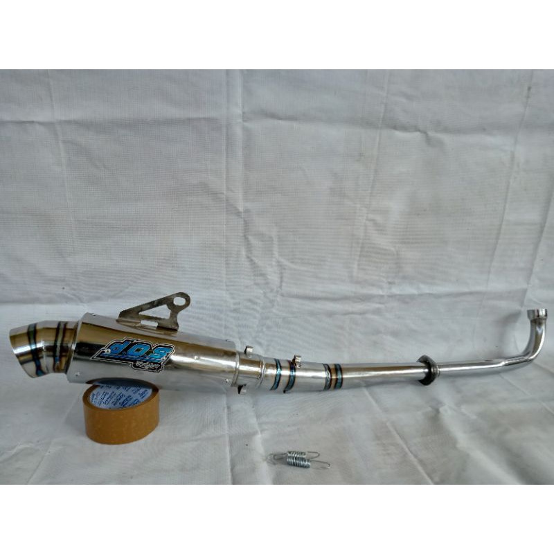 knalpot racing Dos muffler vega karisma supra x jupiter supra 125 smash shogun supra fiit