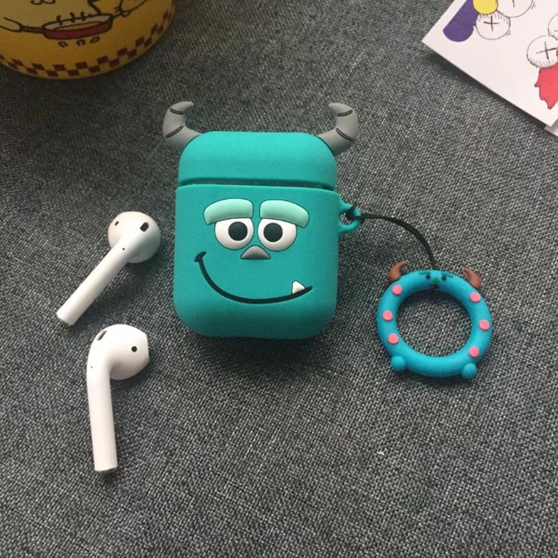 Casing Case Pelindung Cover Belakang Bahan Silikon Untuk Airpods 1 2