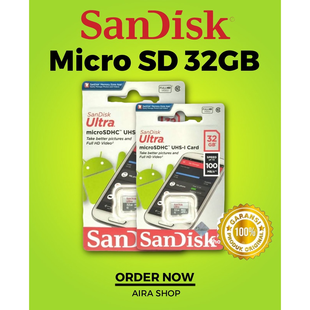 Micro SD SANDISK 32GB Original