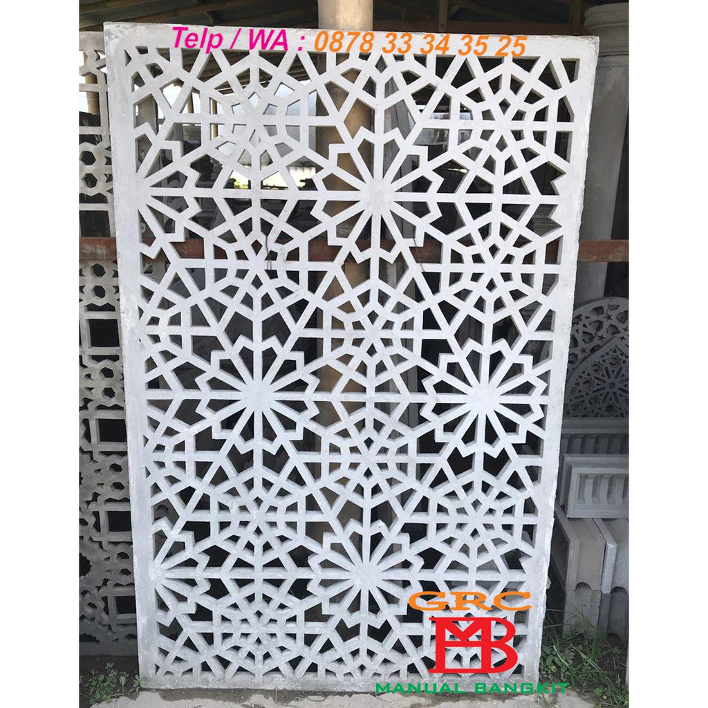 Krawangan GRC Motif Bintang Untuk Masjid
