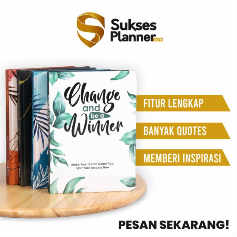 

BUKU AGENDA SUKSES PLANNER BOOK BELI 3 GRATIS 1