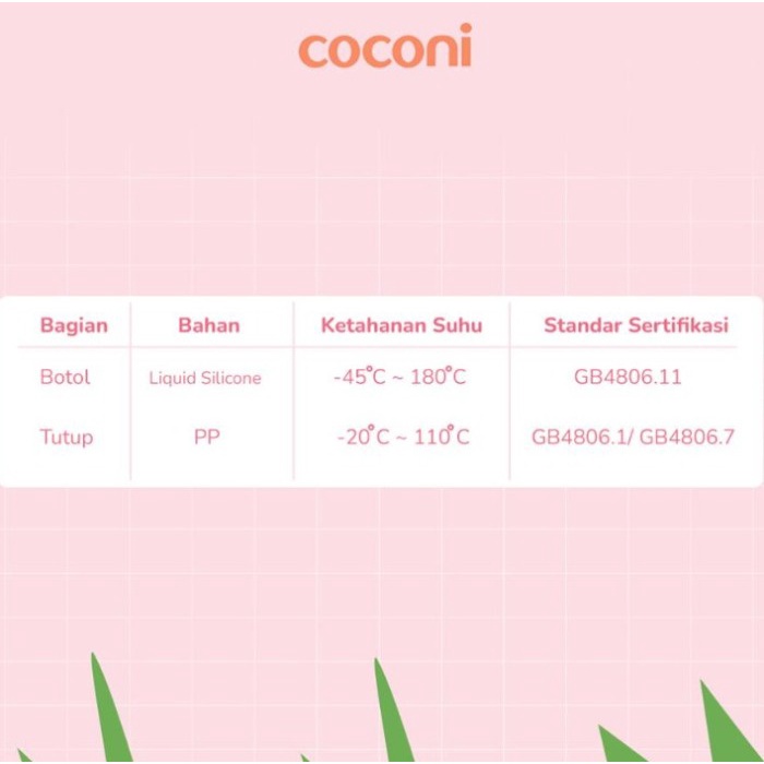 Coconi Breastmilk Collector | Botol Silikon Penampung ASI FREE Tutup