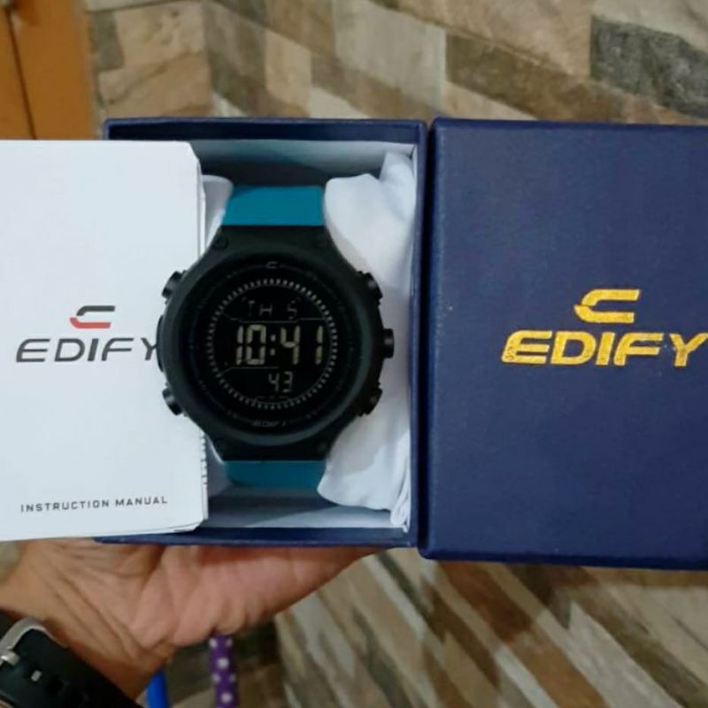 Jam Tangan Edify Untuk Berenang Stylish Sport Jam Tangan Pria Terlaris Jam Tangan Anti Air Bisa COD