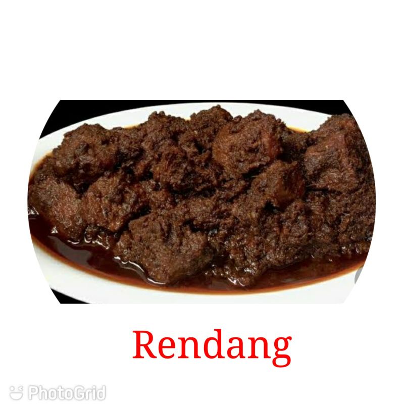 

rendang bumbu khas waroeng padang/ rendang bumbu hitam/ rendang Bukittinggi