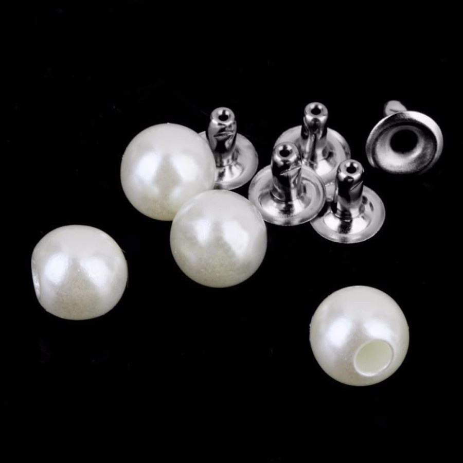 Pearls Rivets Studs (10pair)