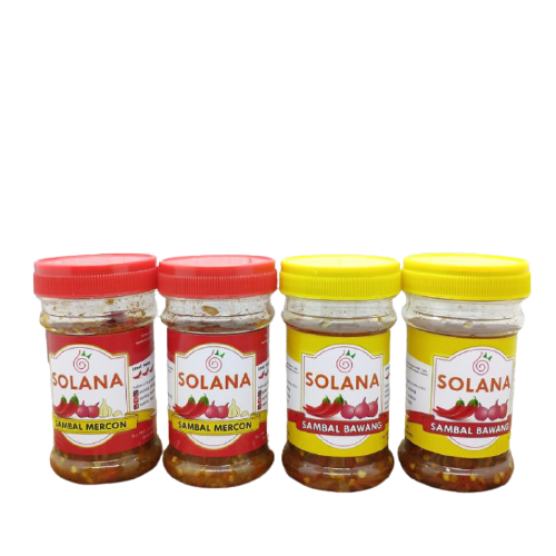 

Sambal Solana Paket (isi 2 Mercon & 2 Bawang)