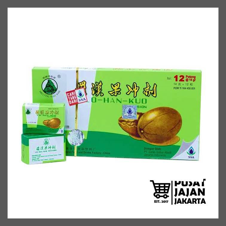 

Lo Han Kuo Kotak Infusion isi 12 @14 gr Lohankuo Minuman Panas Dalam 168 gr