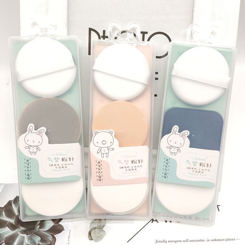 SPONGE BEDAK CUSHION MIKA 3IN1 MURAH