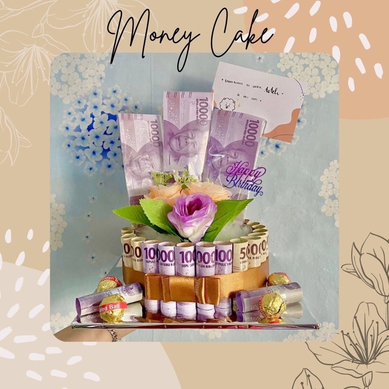 Money Cake [Kue Uang, Birthday Cake, Kue Ulang Tahun]