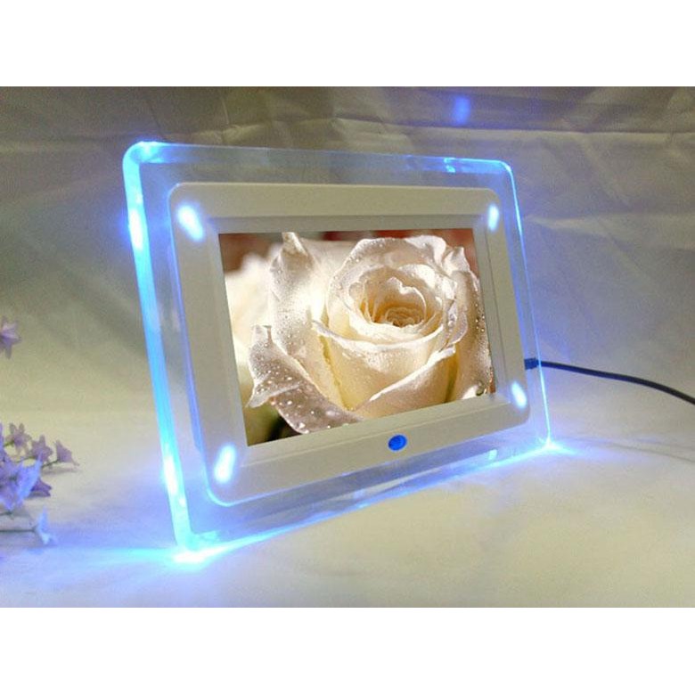 Digital Photo Frame 7 inch with LED Lights / digital foto frame 7&quot;