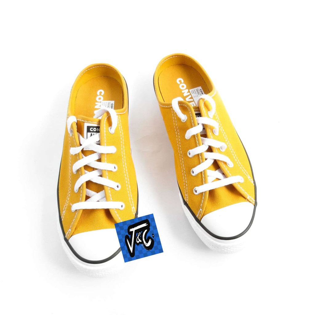 Sepatu Converse Chuck Taylor All Star Dainty Mule Slip On Sunflower