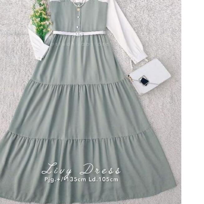 livy dress | Gamis Remaja | Gamis Kekinian