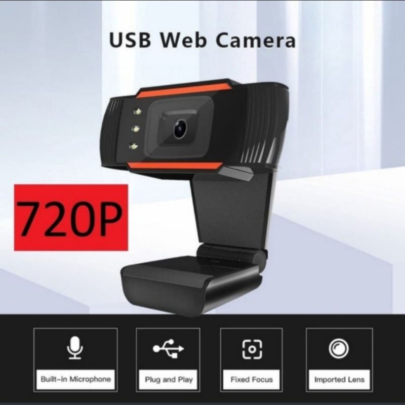 Kamera Webcam 720P HD Autofocus For PC Laptop