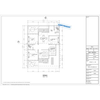 Shop Drawing Desain Gambar Rumah Luas 9m x 12m | Shopee Indonesia